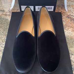 Men’s Black Velvet Del Toro Slipper 11.5